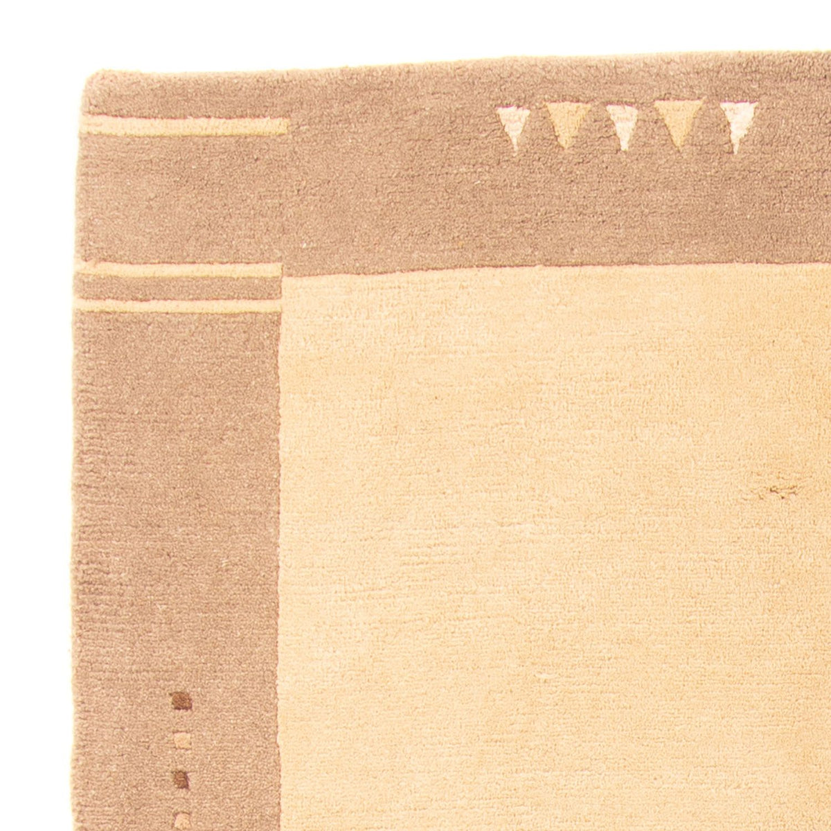 Nepal Teppich 230 x 160 cm - hellbraun