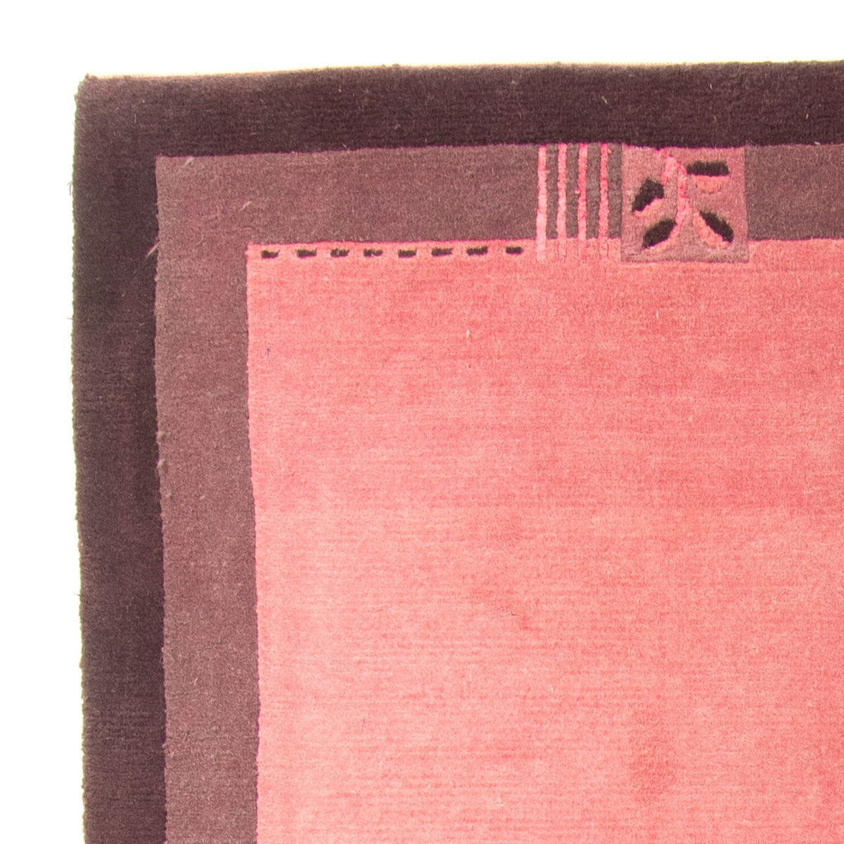 Wollteppich 225 x 160 cm Wohnzimmer Teppich