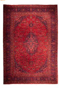 Tapis persan - Keshan - 425 x 300 cm - rouge