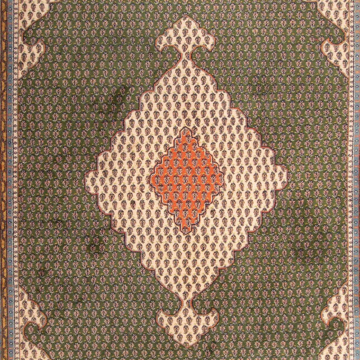 Orientteppich - Mir - Indus 348 x 240 cm - grün