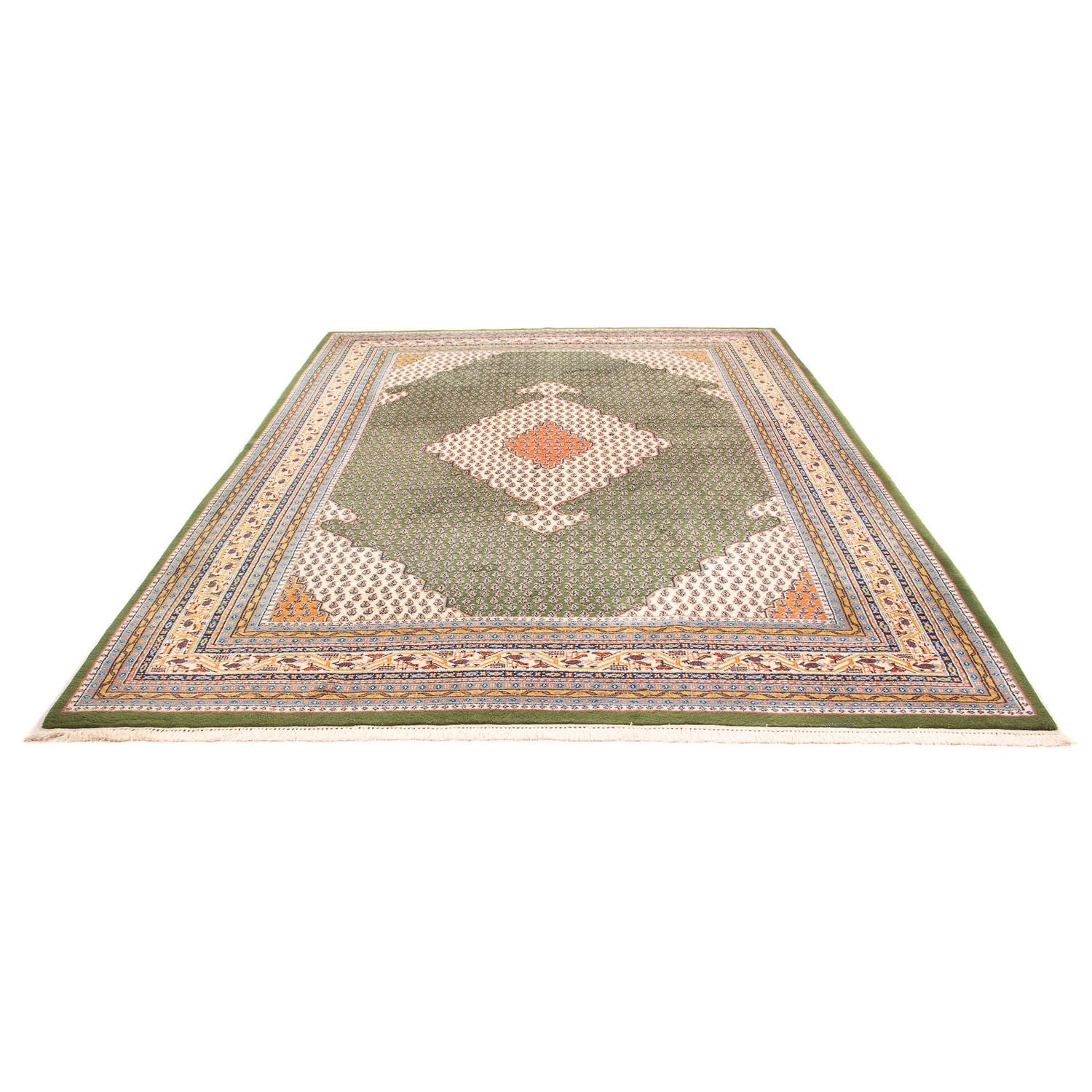 Orientteppich - Mir - Indus 348 x 240 cm - grün