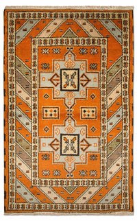 Tapis oriental - 149 x 93 cm - orange