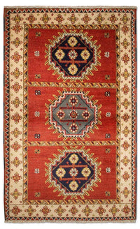 Tapis oriental - 153 x 93 cm - rouge