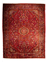 Tapis persan - Nomadic - 460 x 326 cm - rouge foncé