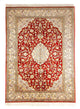 Seta del Kashmir Tappeto 186x129cm - Tappeto orientale