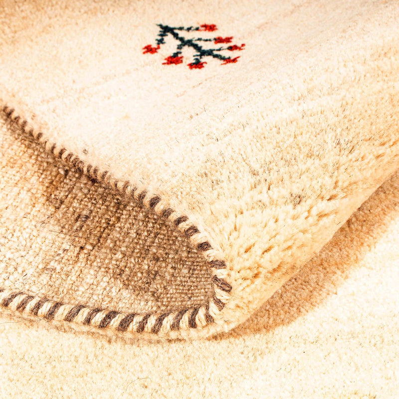 Gabbeh Teppich - Loribaft Indus 199 x 141 cm - hellbeige