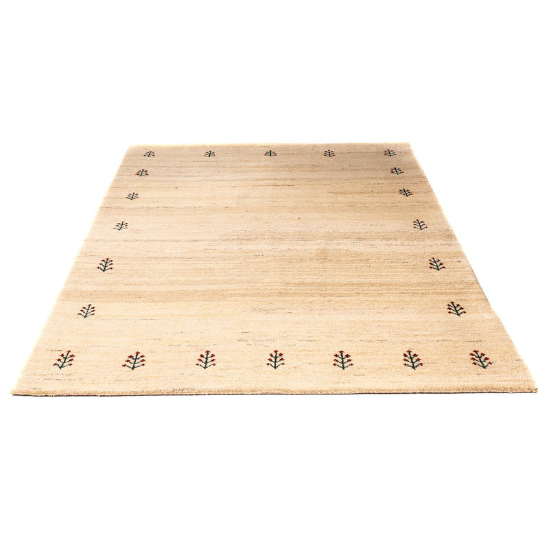 Gabbeh Teppich - Loribaft Indus 199 x 141 cm - hellbeige