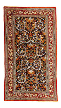 Tapis persan - Ghom - 216 x 116 cm - rouge