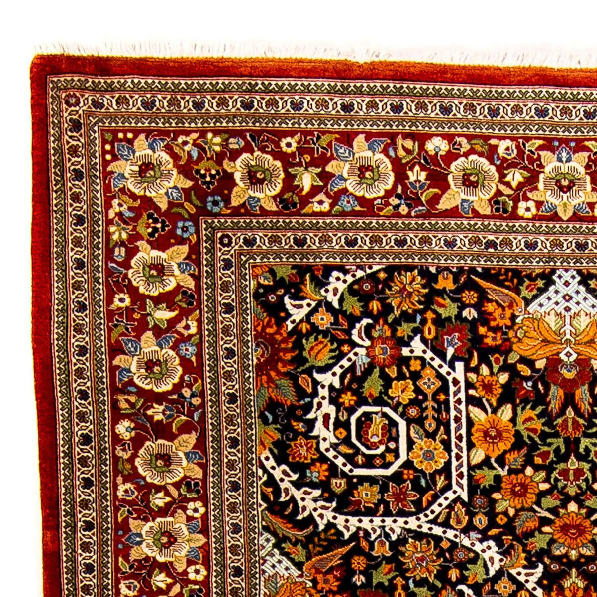 Tapis de Qom Tapis 116x216cm - Tapis persan