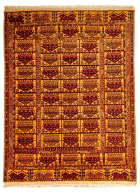 Tapis en soie - Soie afghane - 173 x 126 cm - or