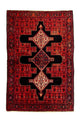 Senneh Tappeto 181x124cm - Tappeto persiano