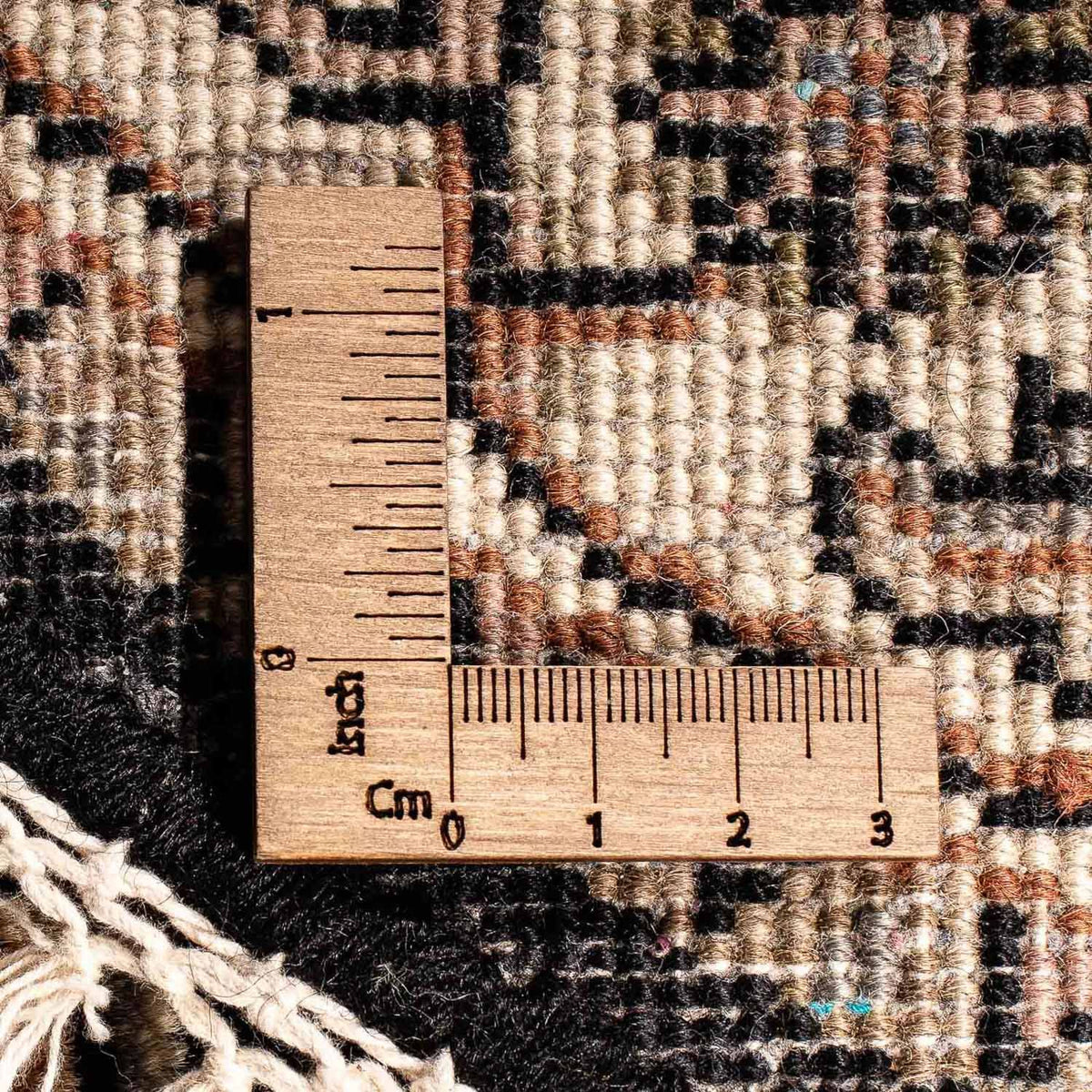 Orientteppich - Bidjar - Indus 93 x 93 cm - dunkelblau