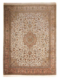 Tappeto di seta - Seta del Kashmir - 307 x 243 cm - beige