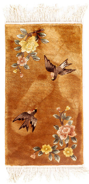 Seidenteppich - China Seide 54 x 32 cm Fußmatte