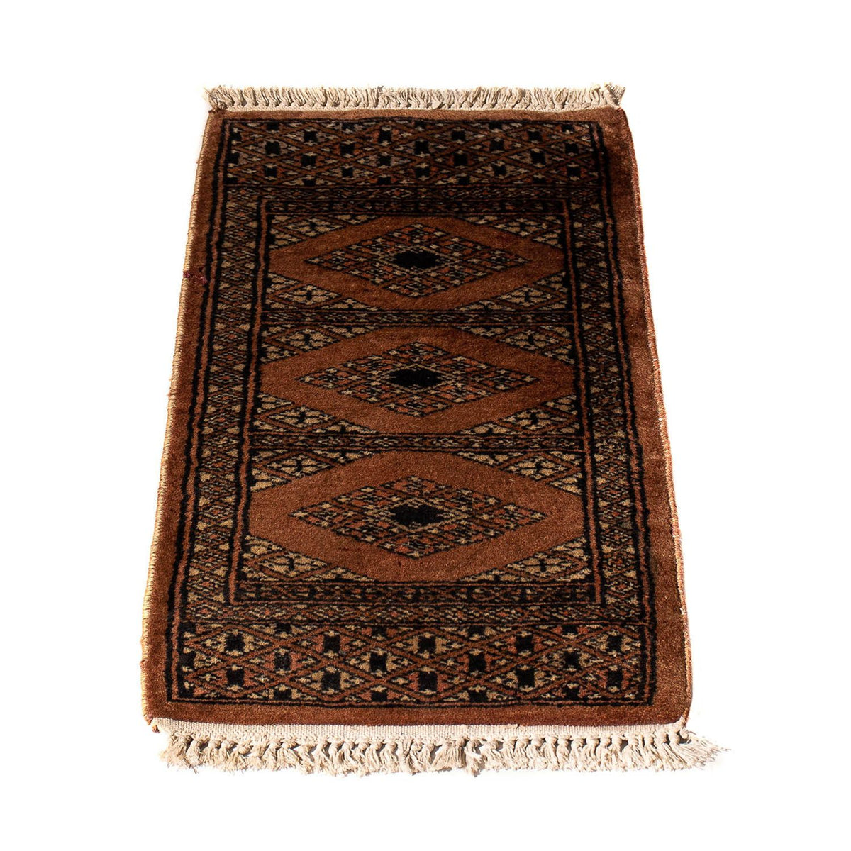 Pakistan Teppich 63 x 32 cm - dunkelrot
