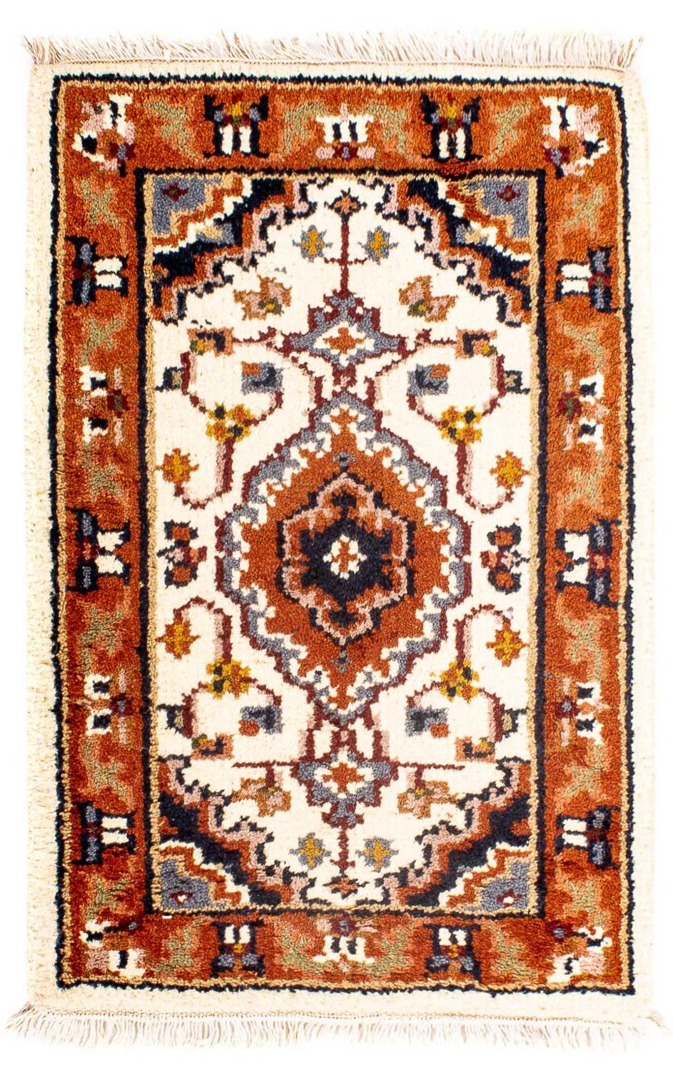 Orientteppich - Bidjar - Indus 91 x 60 cm - beige