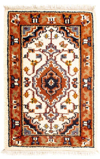 Tappeto orientale - Bidjar - Indo - 91 x 60 cm - beige