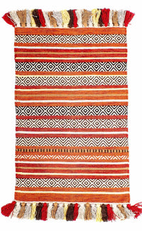 Tappeto Kelim - Tendenza - 94 x 58 cm - multicolore