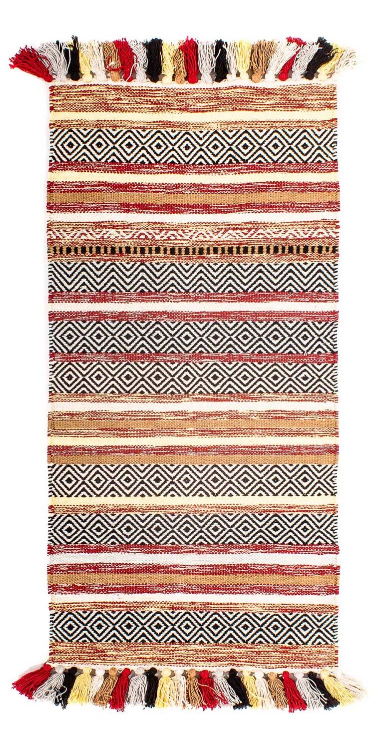 Kelim Teppich - Trendy 120 x 58 cm - mehrfarbig