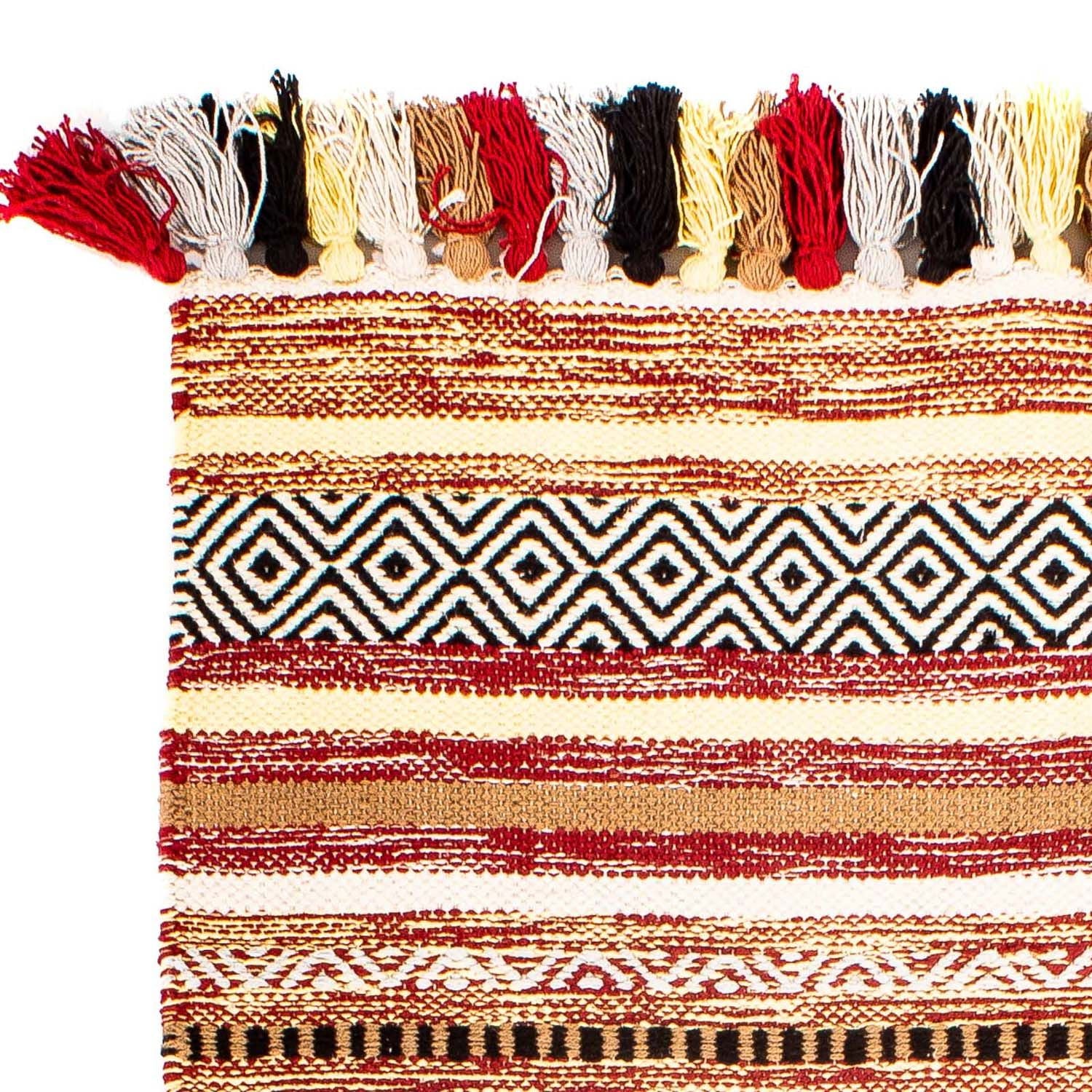 Kelim Teppich - Trendy 120 x 58 cm - mehrfarbig