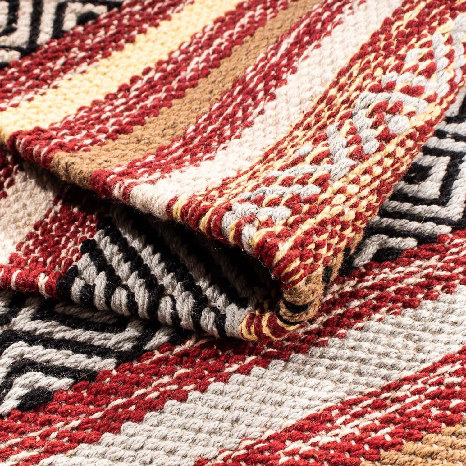 Kelim Teppich - Trendy 120 x 58 cm - mehrfarbig