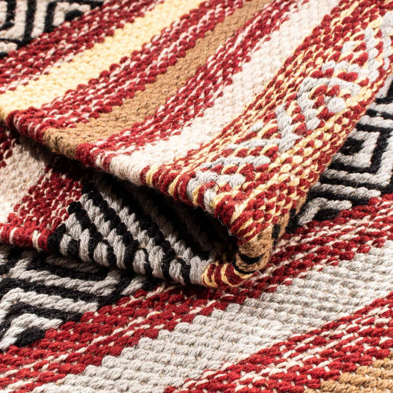 Kelim Teppich - Trendy 120 x 58 cm - mehrfarbig