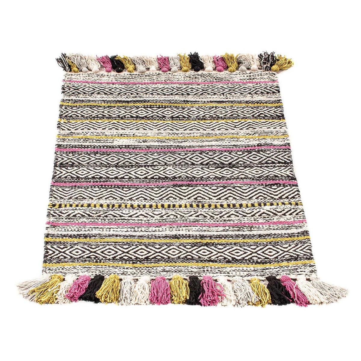 Kelim Teppich - Trendy 90 x 60 cm - mehrfarbig