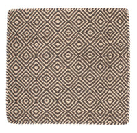 Tapis Kelim - Tendance carré  - 45 x 45 cm - multicolore