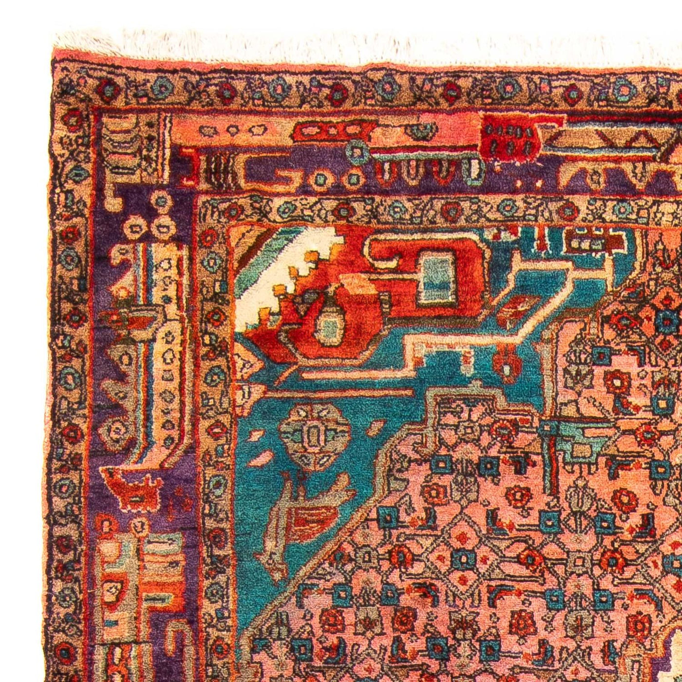 Tapis de Hamadan Tapis 257x100cm - Tapis persan
