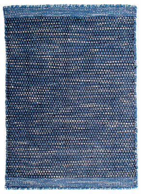 Kelim Teppich - Trendy 88 x 62 cm - dunkelblau