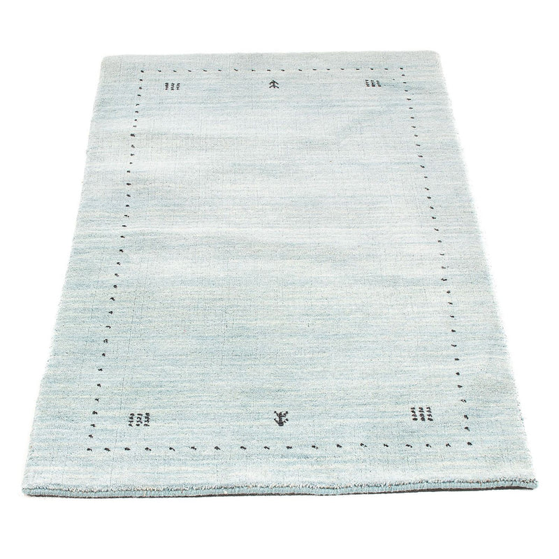 Gabbeh Teppich - Loribaft Indus 140 x 70 cm - hellblau