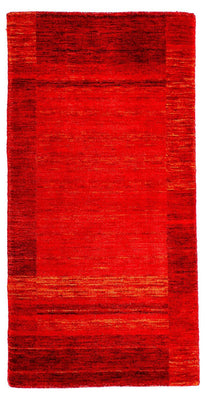 Gabbeh Teppich - Loribaft Indus 142 x 77 cm - rot