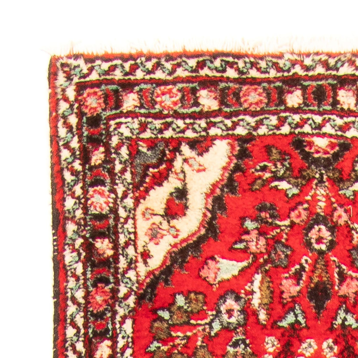 Hamadan Teppich 78x312cm - Perserteppich - rot