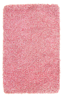 Hochflor Teppich - 95 x 62 cm - rosa