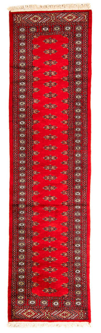 Tapis de couloir Tapis Pakistani - 326 x 76 cm - rouge