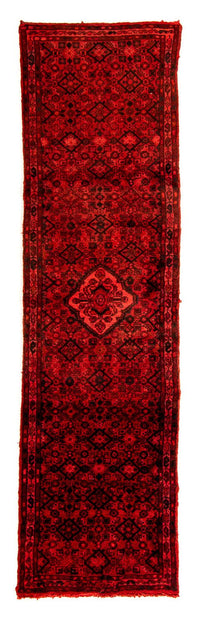 Tapis de couloir Tapis persan - Nomadic - 277 x 77 cm - rouge foncé