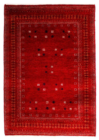 Tappeto Gabbeh - Loribaft Persero - 120 x 81 cm - rosso scuro