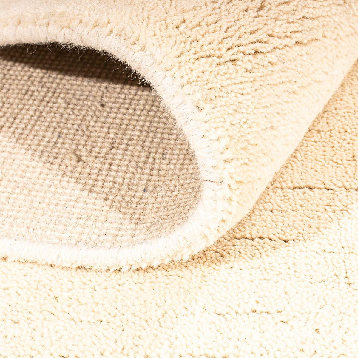 Gabbeh Teppich - Indus 170 x 170 cm - hellbeige