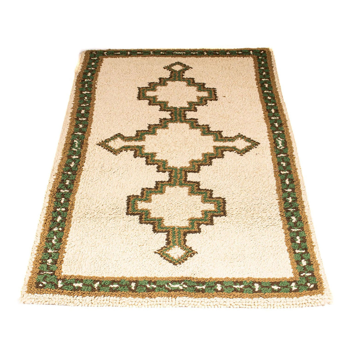 Berber Teppich 140 x 75 cm - beige
