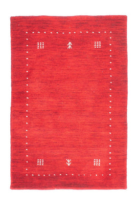 Gabbeh Teppich - Indus 90 x 60 cm - rot