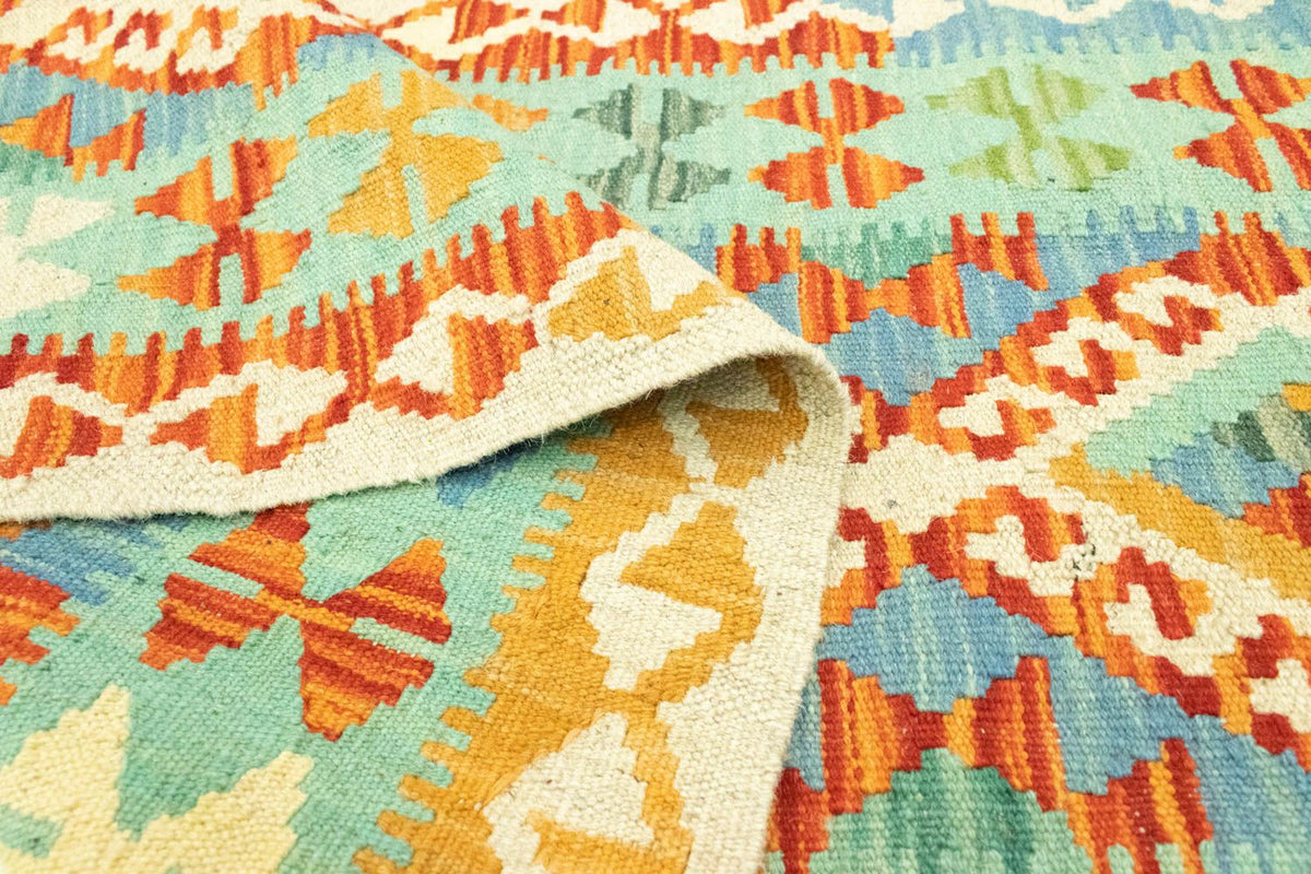 Kelim Teppich - Splash 200 x 68 cm