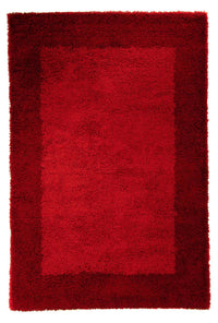 Tappeto a pelo alto - 230 x 160 cm - rosso scuro