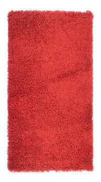 Tapis à poils longs - 110 x 60 cm - rouge