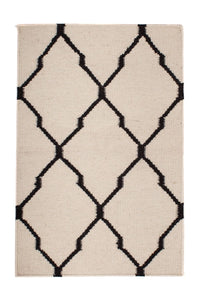 Tapis Kelim - Tendance - 95 x 60 cm - beige