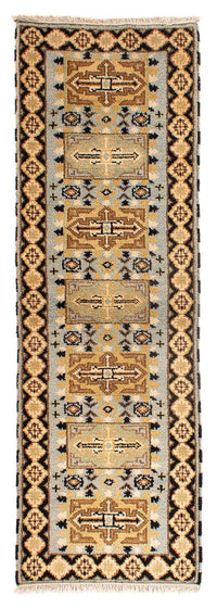 Tapis de couloir Tapis Ziegler - Kazak - 199 x 65 cm - multicolore