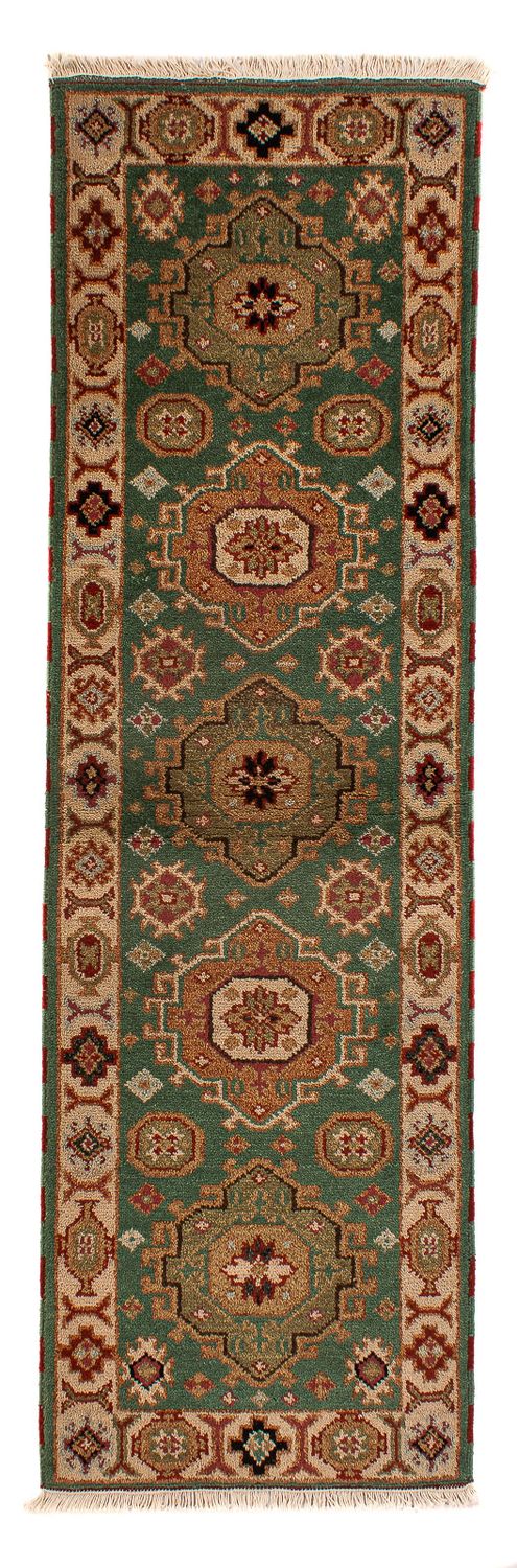 Ziegler Teppich - Kazak 205 x 62 cm - grün