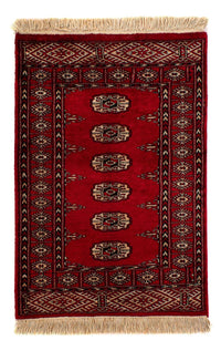 Tapis Pakistani - 115 x 78 cm - rouge foncé