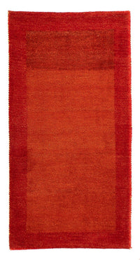 Tapis Gabbeh - Indus - 142 x 74 cm - rouge foncé