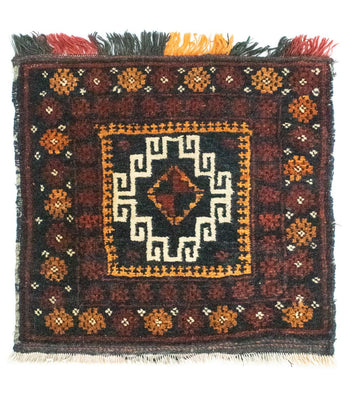 Afghan Teppich 42 x 45 cm