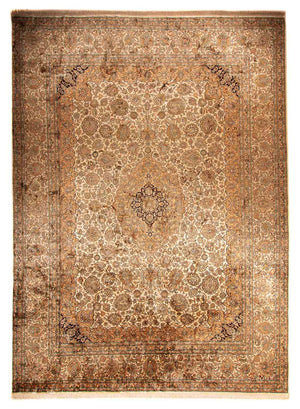Seidenteppich - Kaschmir Seide 410 x 307 cm Wohnzimmer Teppich